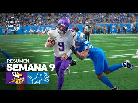 Minnesota Vikings vs. Detroit Lions | Resumen NFL en español - Semana 9 | NFL Highlights 2025