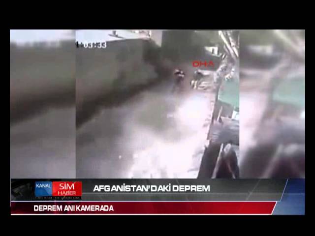 Afganistan'da 7.6 Büyüklüğündeki Deprem Anları Kamerada 📹