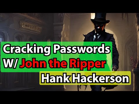 Cracking Passwords With John the Ripper - TryHackMe Cryptography - Hank Hackerson #ethicalhacker