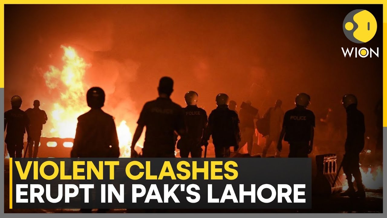 Clashes in Lahore Before Pro-Palestine March 🇵🇰