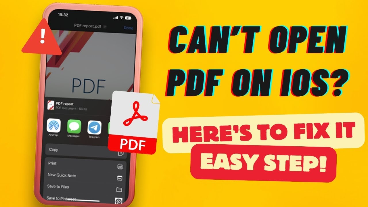 Trouble Opening PDFs on iPhone/iPad? Easy Fix & Save with UPDF! 📱