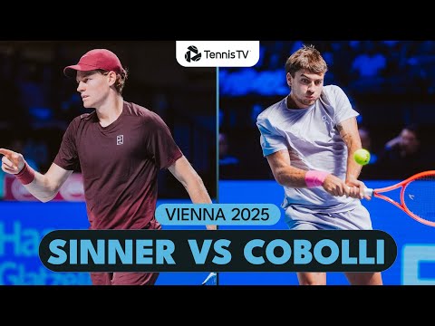 Jannik Sinner vs Flavio Cobolli Match Highlights | Vienna 2025 Highlights