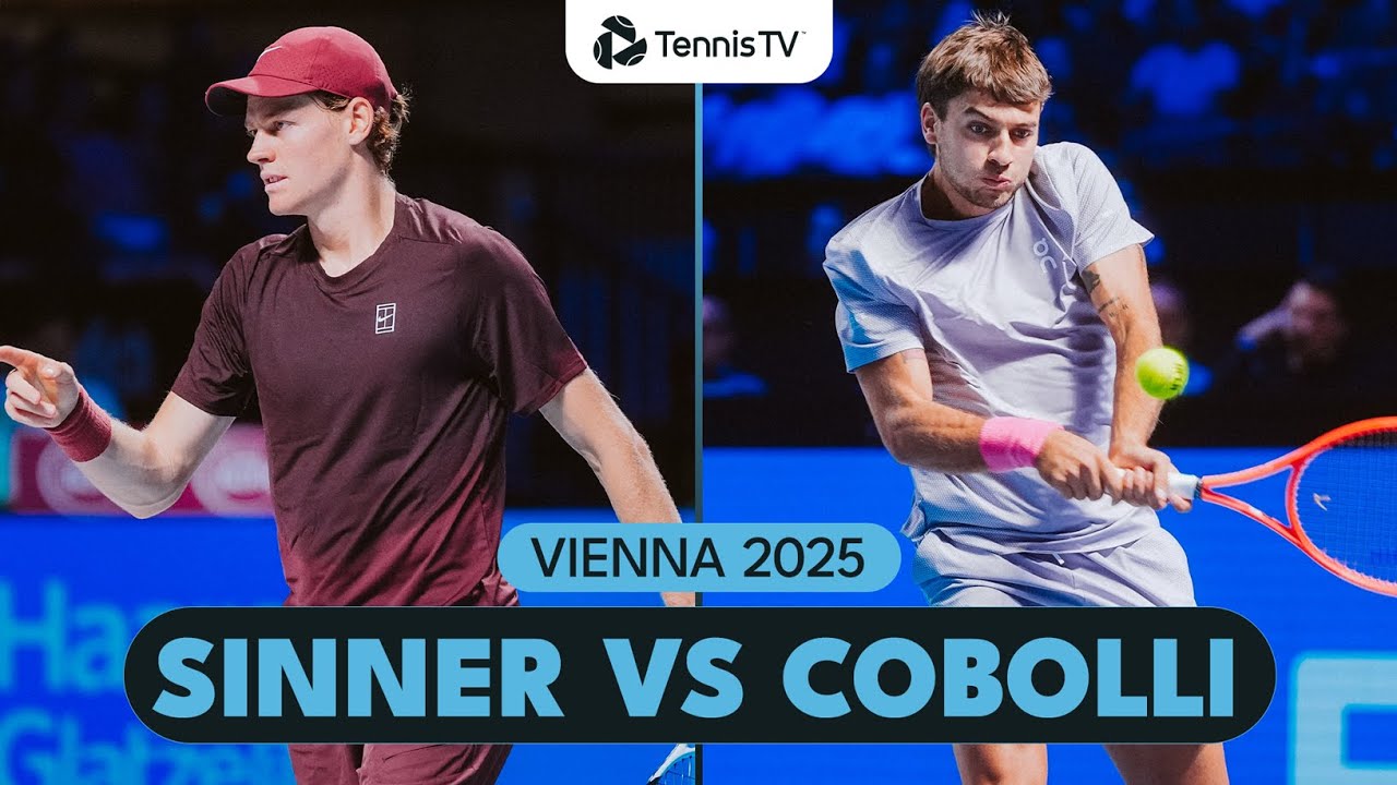 Jannik Sinner vs Flavio Cobolli | Exciting Vienna 2025 Tennis Highlights 🎾