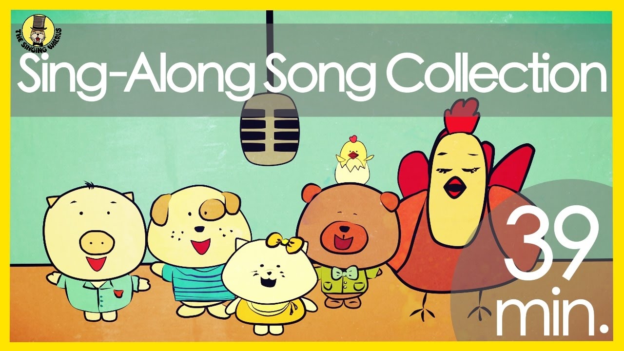 Sing-Along Songs for Kids by The Singing Walrus | 39 Minutes