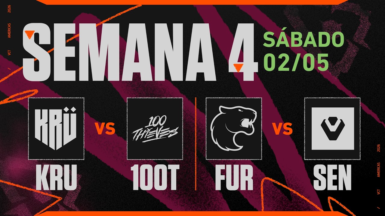 KRU x 100T & FUR x SEN | VCT Americas Semana 4