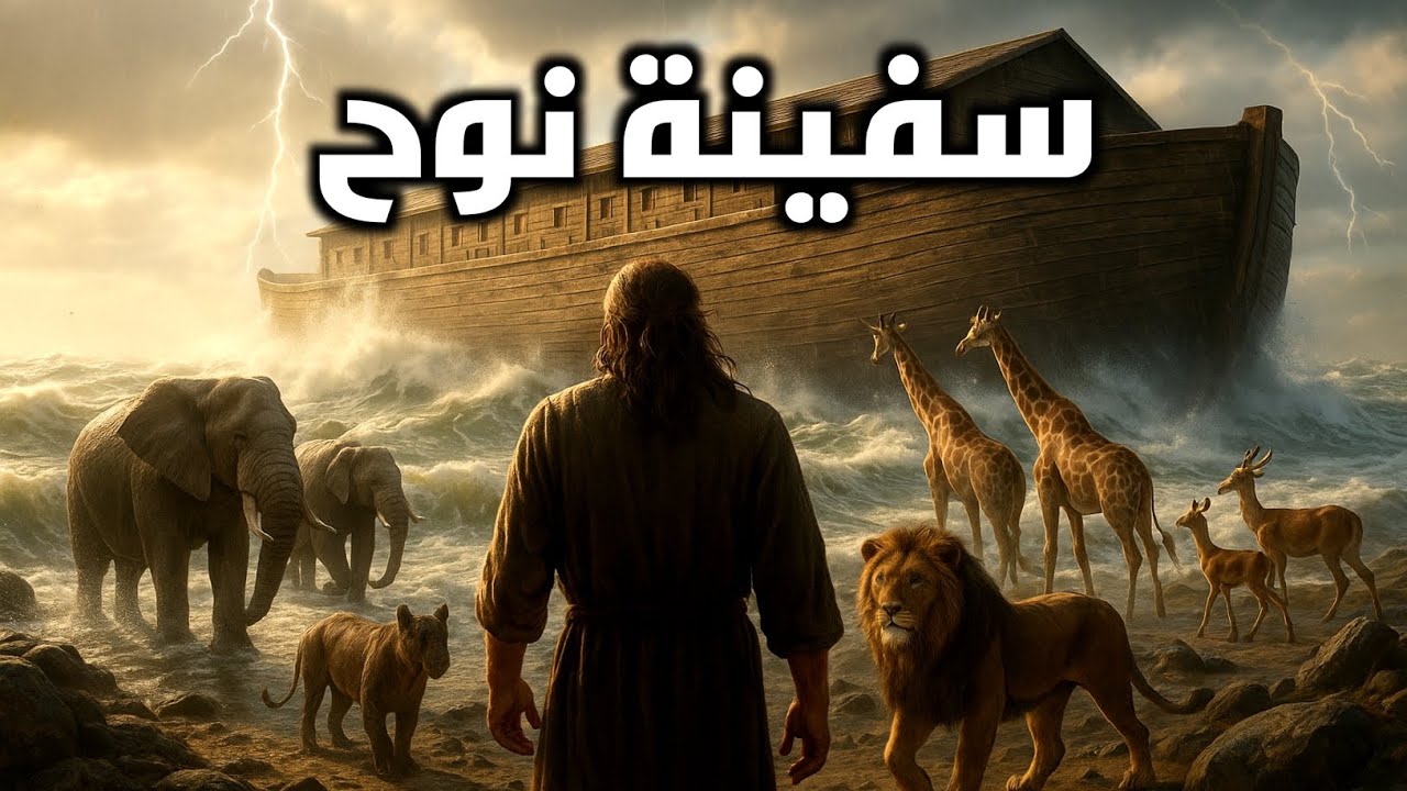 فيلم قصير سينمائي واقعي: قصة سفينة نوح والطوفان العظيم