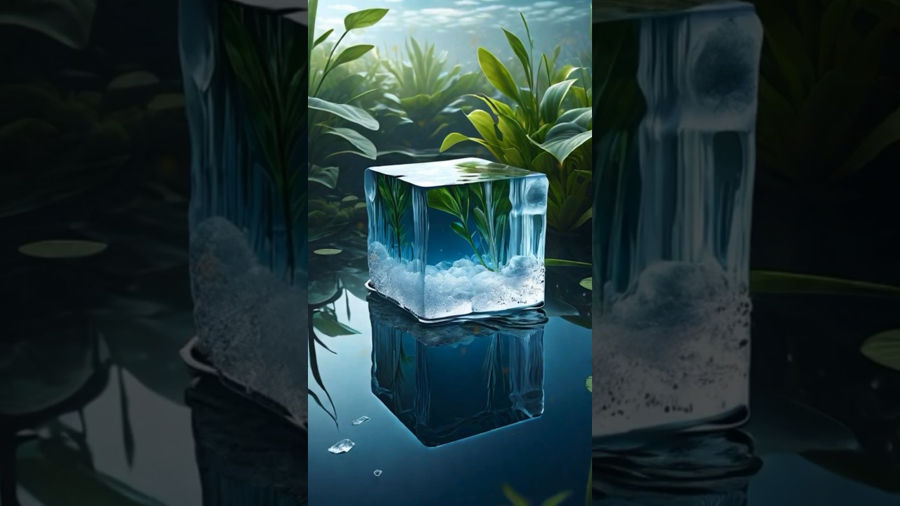 ELI5: Why does ice float on water? #eli5 #ice #water