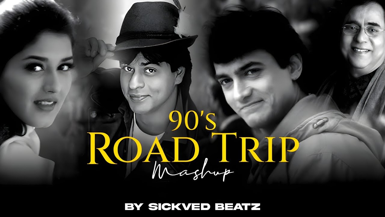 90s Love Road Trip Mashup 🎶 | SRK & Hindi Hits