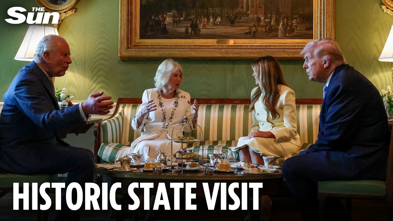 King Charles Meets Trump at White House ☕