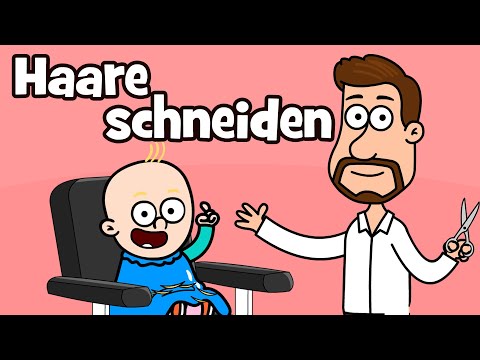 ♪ ♪ Kinderlied Haare schneiden - Kinder beim Friseur - Hurra Kinderlieder