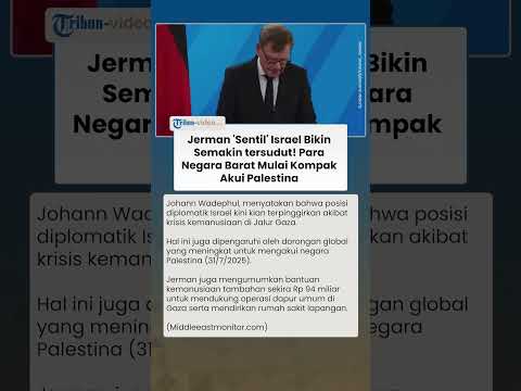 Menlu Jerman Ungkap Israel Terisolasi imbas Negara-negara Barat Kompak akan Akui Palestina