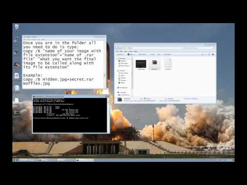 How to hide data in image