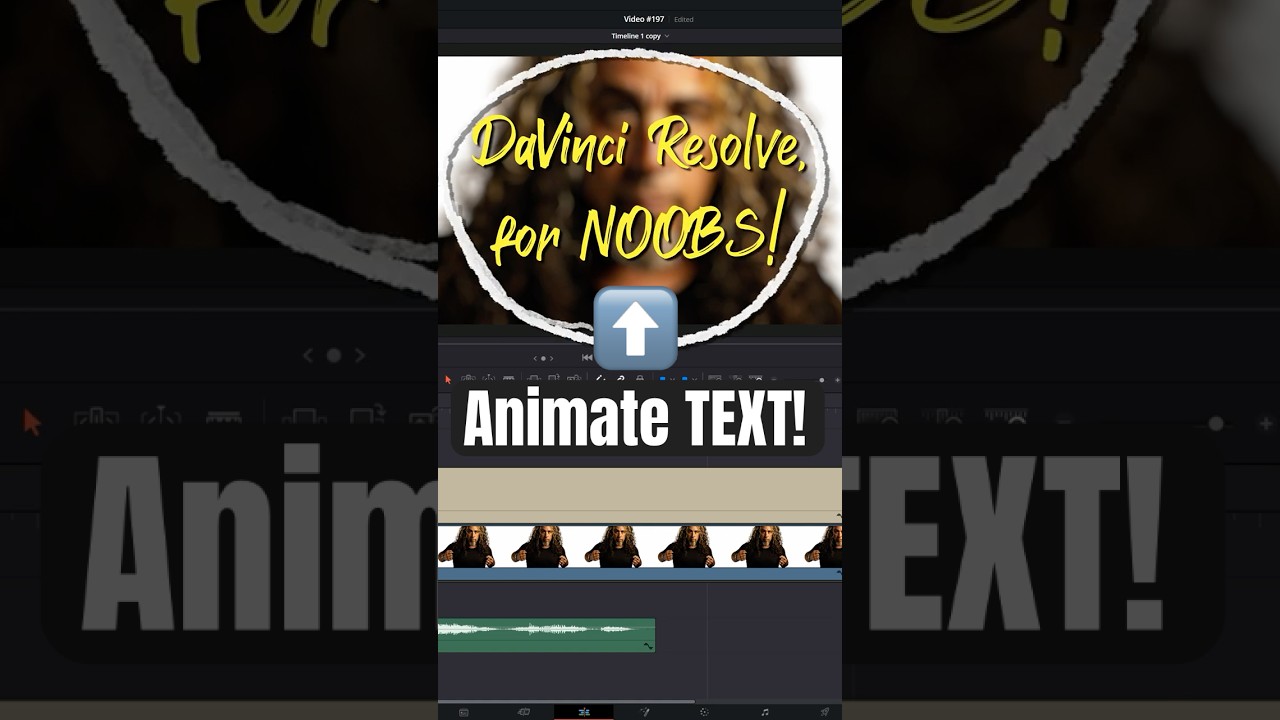 Animate Text with Pauses Word by Word in DaVinci Resolve