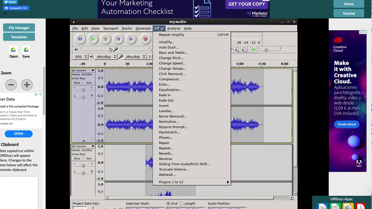 Edit MP3 & WAV Files Online with Audacity Chrome Extension 🎵