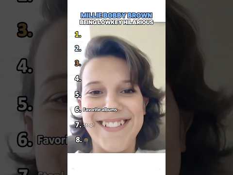 Ranking Millie Bobby Brown's underrated funny moments#MillieBobbyBrown #funny #ranking