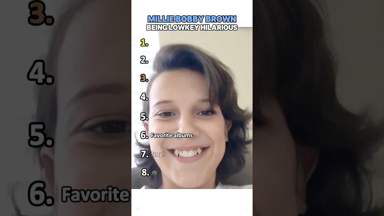 Top Hidden Funny Moments of Millie Bobby Brown You Must See 😂