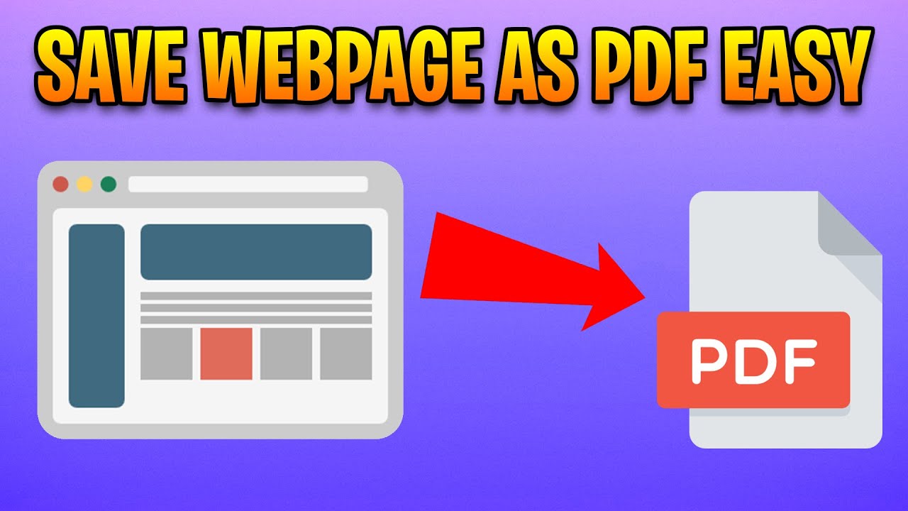 How to Save Webpage as PDF in 5 Seconds
