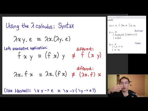 PL Class: Lambda calculus
