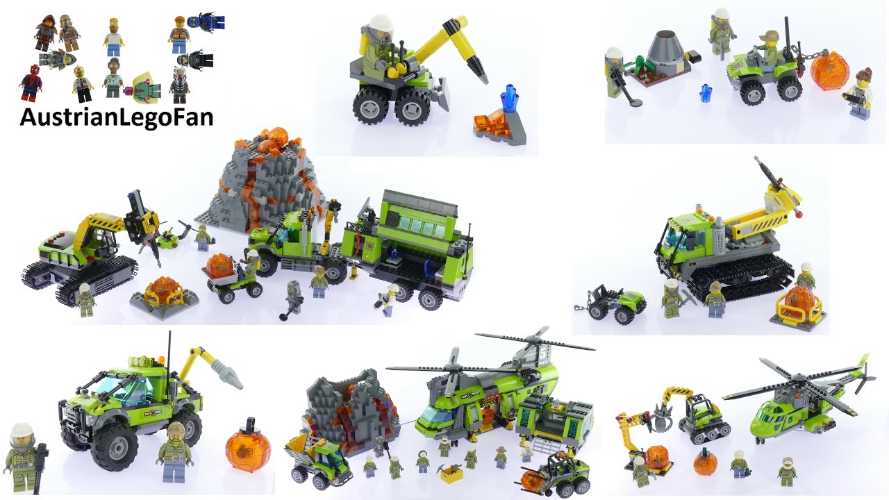 Lego City Volcano Explorers Sets 2016 Review 🌋