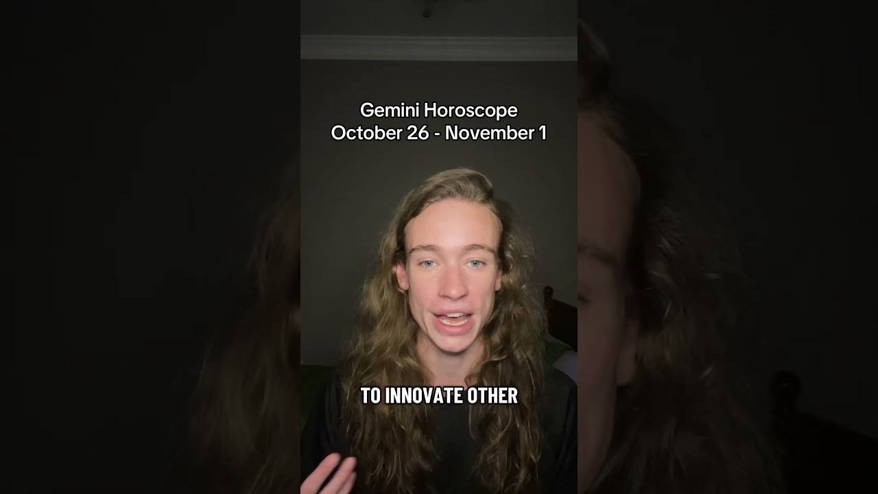 Weekly Gemini Horoscope (Oct 26 - Nov 1): Your Guide to Success & Love ✨