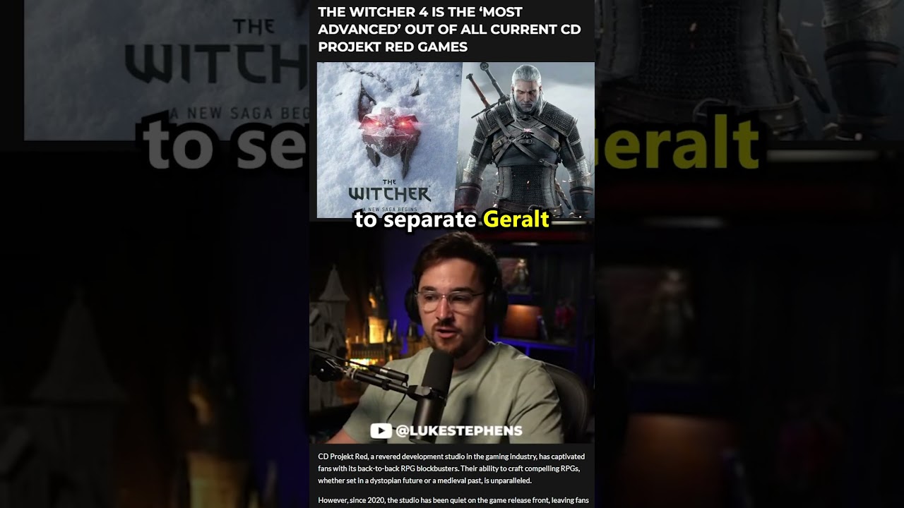 CD Projekt Red's New Path for The Witcher 4 🎮