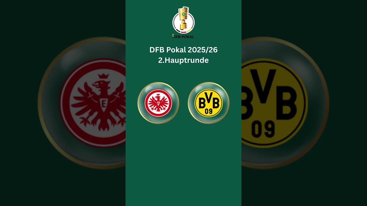 2. DFB-Pokal 2025/26: Erste Runde steht – Alle Spiele & Auslosung 🔥
