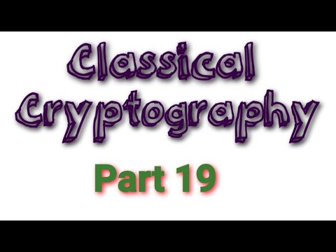 Cryptanalysis of the Vigenère Cipher (Part 1) / Classical Cryptography / Cryptography / MSc Maths