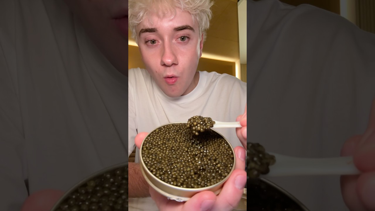 First Time Trying Marky's Caviar — A Delicious Experience! ✨