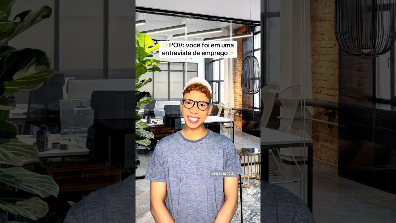 Entrevista de emprego com David Costa 🎯