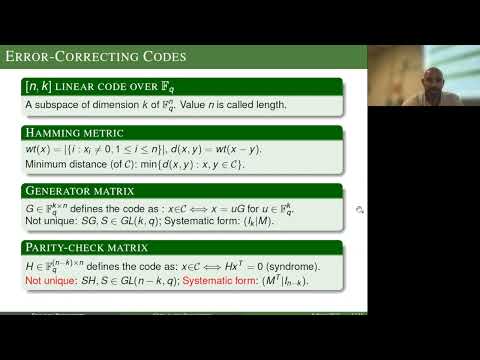 "Developing Innovative Frameworks for Efficient Code-based Signatures" - Edoardo Persichetti