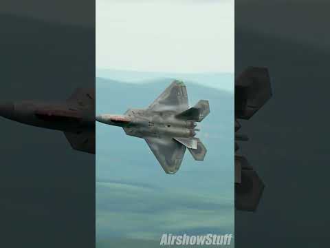F-22 Raptor Low Level #aviation #airshow #fighterjet