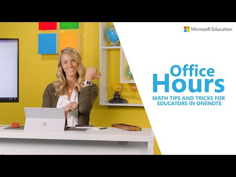 Math Tips and Tricks for Educators in OneNote
