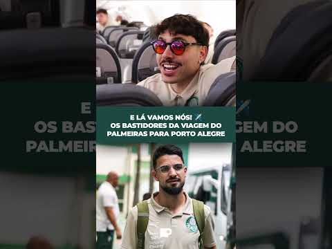 MUITA RESENHA NA CHEGADA PARA JUVENTUDE X PALMEIRAS