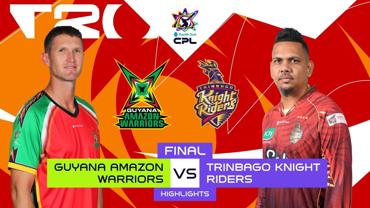 Highlights | Guyana Amazon Warriors vs. Trinbago Knight Riders | CPL 2025 Final