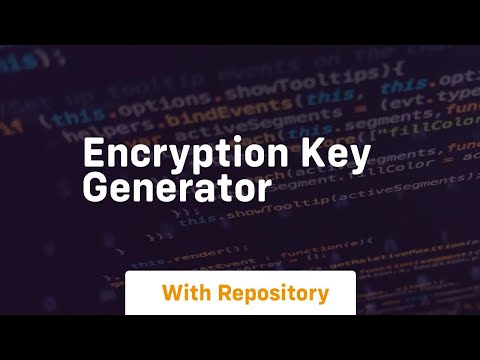 encryption key generator