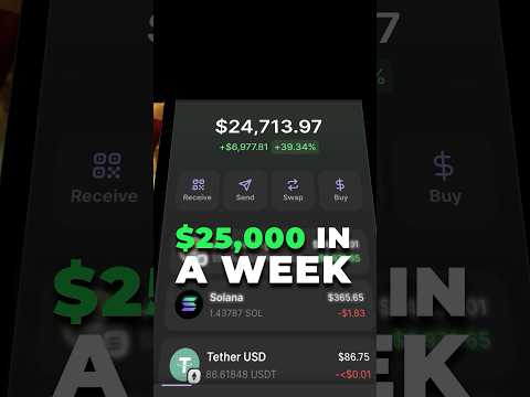 Here is my solana meme coin trading strategy to make $25,000 in a week! #solana #memecoins #defi