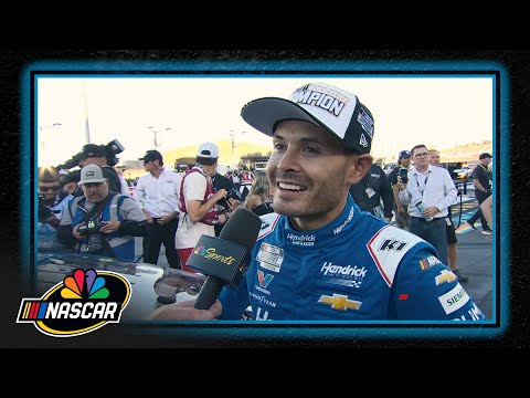 Kyle Larson 'can't believe' winning second NASCAR Cup Series Championship | Motorsports on NBC