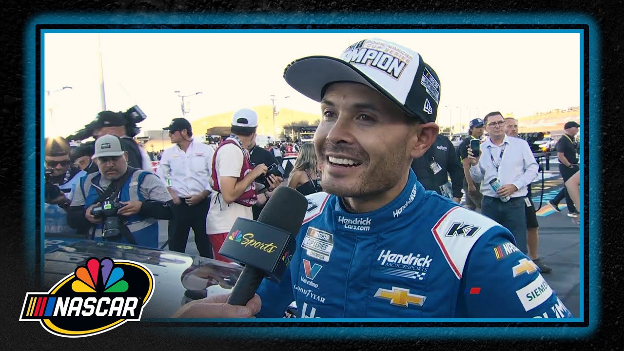 Kyle Larson Reacts to His Surprising Second NASCAR Cup Series Championship 🏆