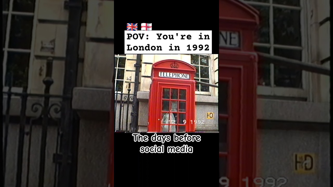 London in 1992: Life Before Social Media 📼