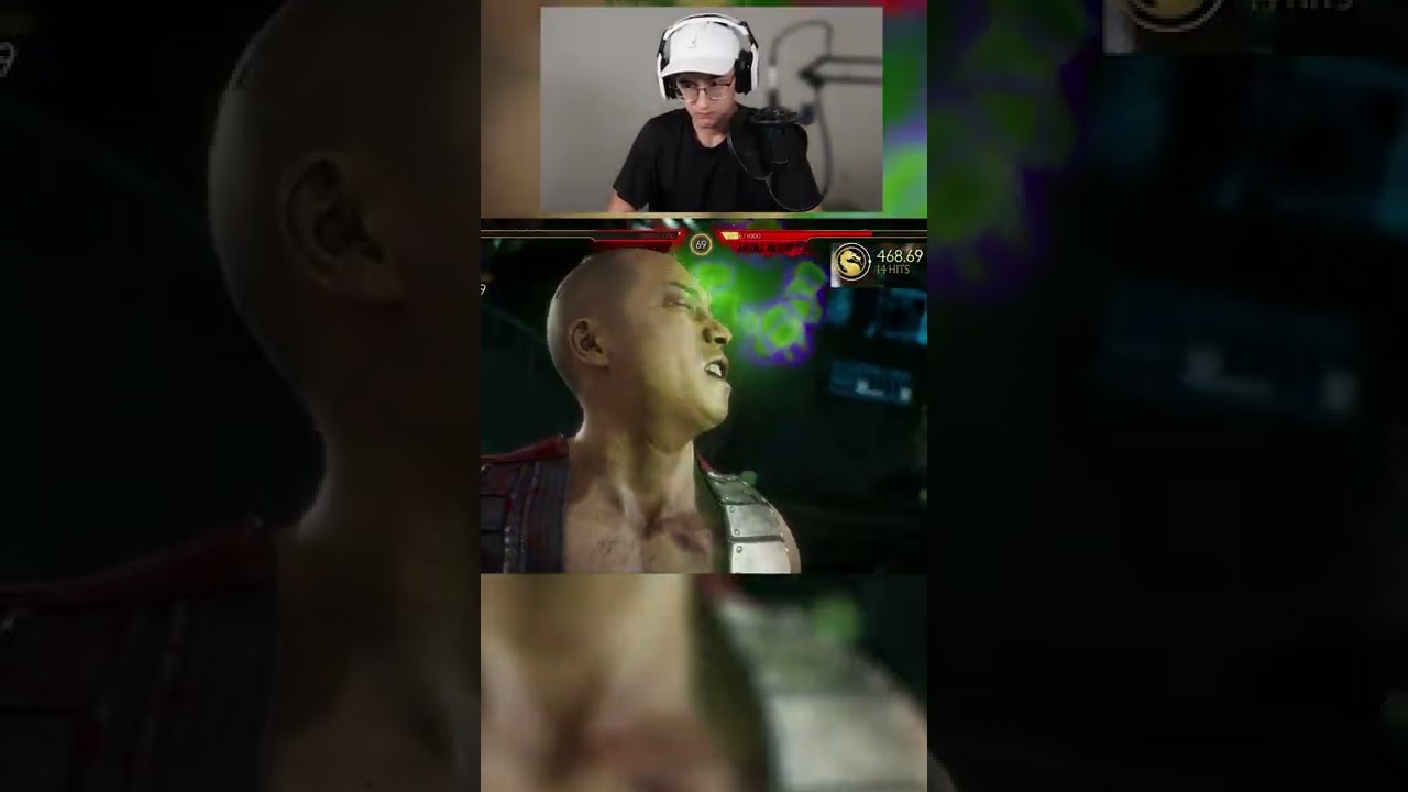 Johnny Cage Demonstrates Unique Skills in Extended Combo