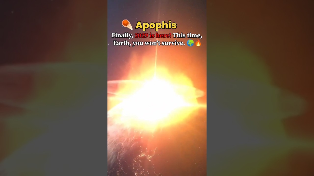 Earth Faces Apophis Threat in 2029 🌍