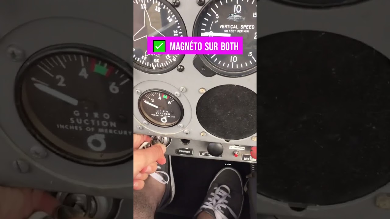 Démarrage DR400 #vortexgenerator #aviation #dr400 #pilotage #ffaero #robinaviation