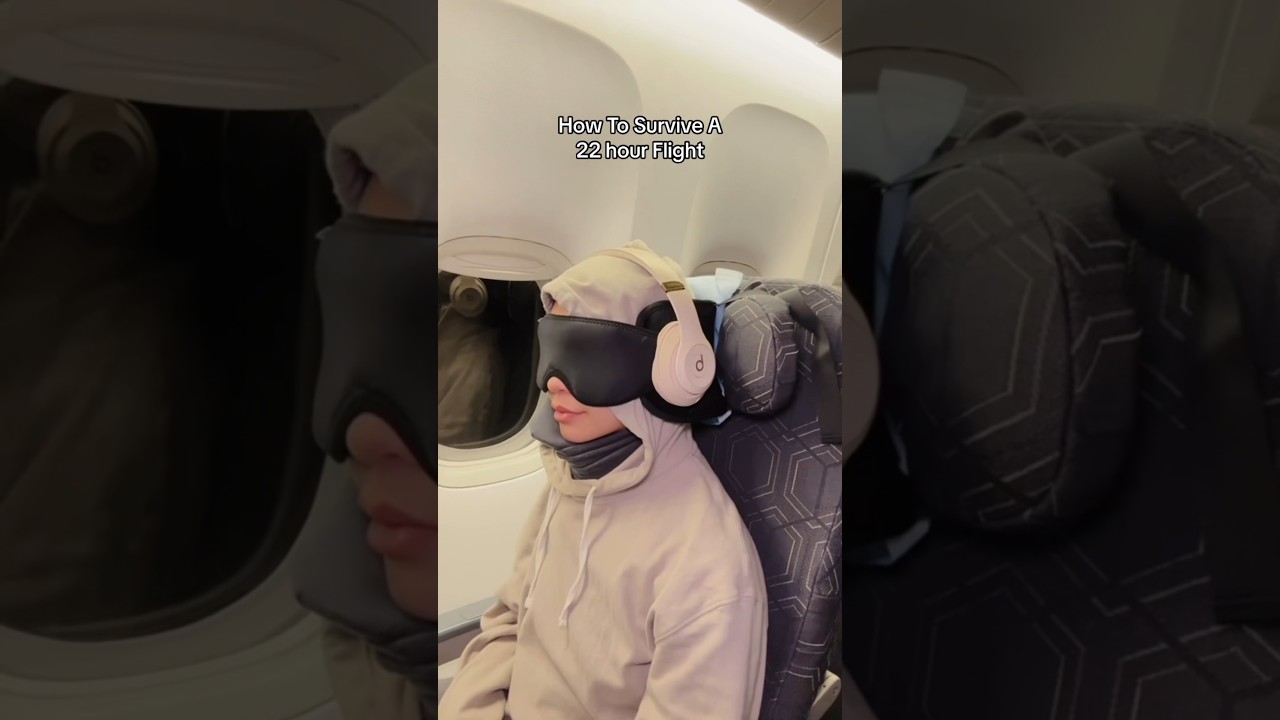 Survive a 22-Hour Flight & Sleep 8 Hours ✈️