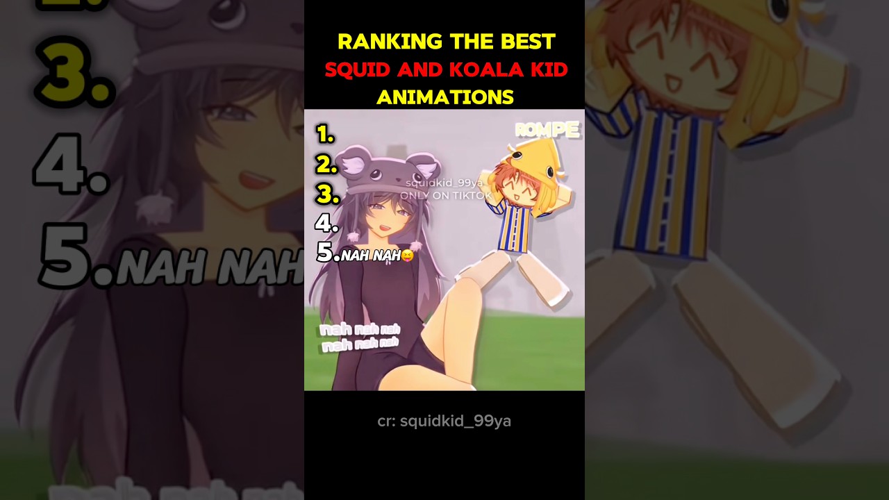 Top 10 Must-See Squid & Koala Animations on Roblox 🦑🐨