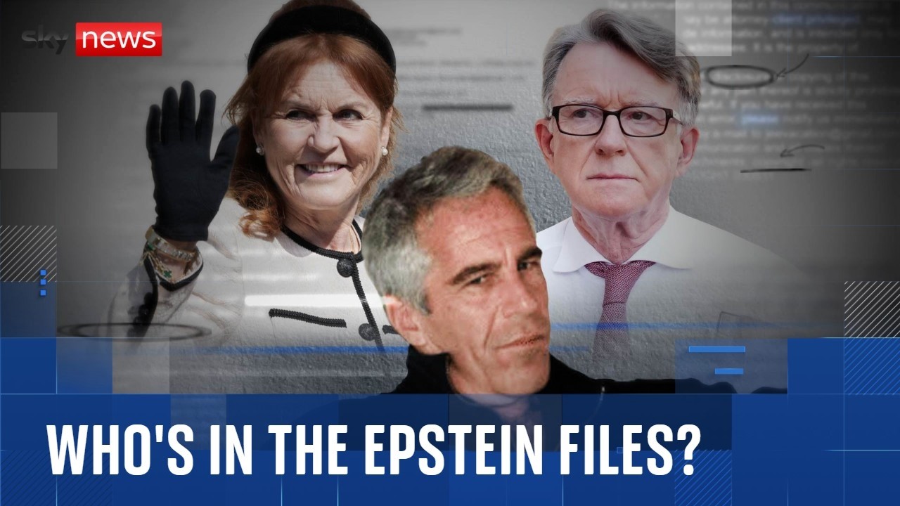 Epstein's links to Mandelson, Sarah Ferguson and Putin in new files