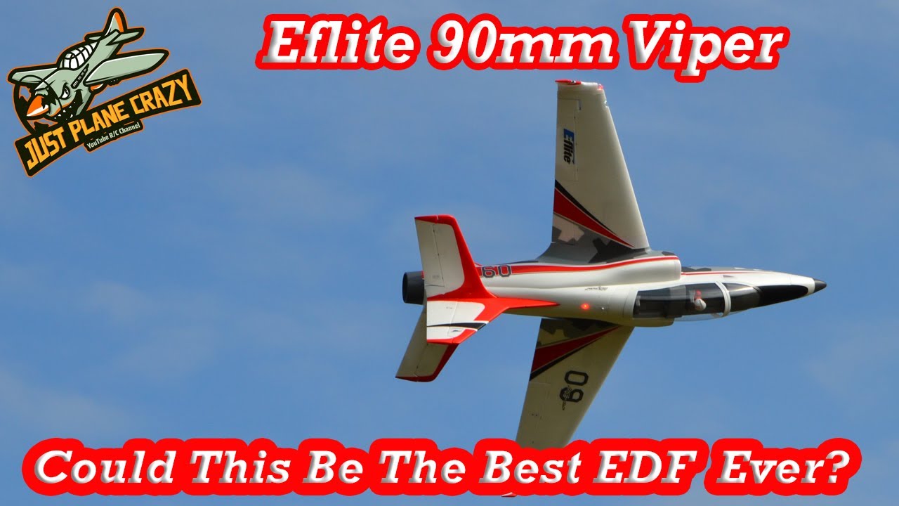 Eflite 90mm Viper Maiden Flight & Build: The Best EDF Jet Yet! ✈️