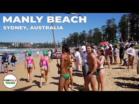 Manly, Sydney Australia - Beautiful Beaches & Corso of - 4K60fps with Captions