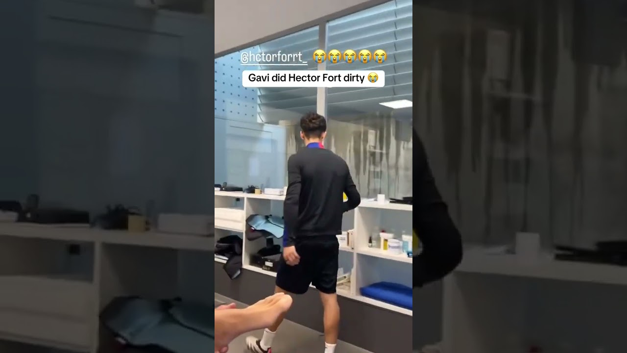 Gavi Playfully Teases Hector Fort’s Hair 😂