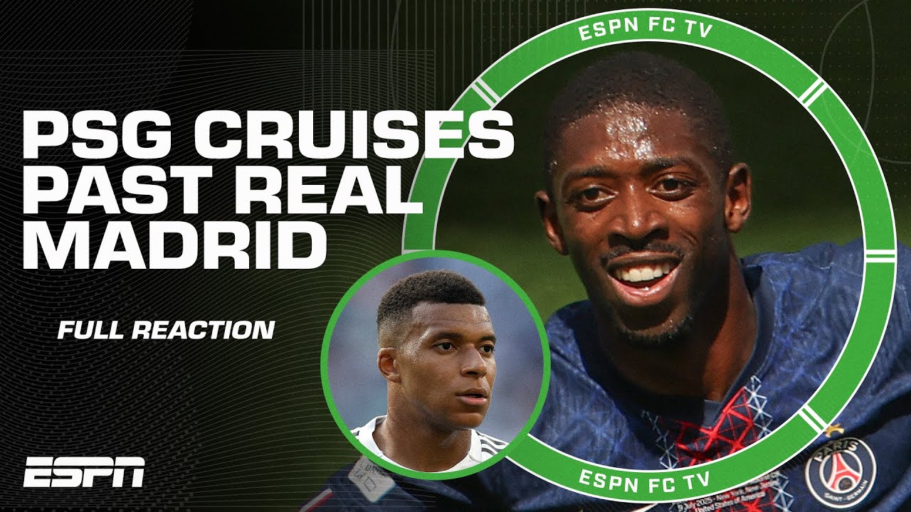 PSG Dominates Real Madrid to Reach Club World Cup Final ⚽