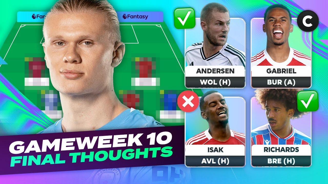 FPL Final Tips & Transfers for Gameweek 10 | Fantasy Premier League 2025/26 🏆